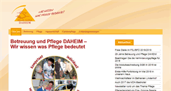 Desktop Screenshot of pflege-daheim.net
