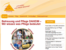 Tablet Screenshot of pflege-daheim.net